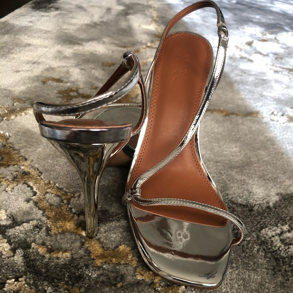 ASOS DESIGN Nevada Strappy Heeled Sandal
